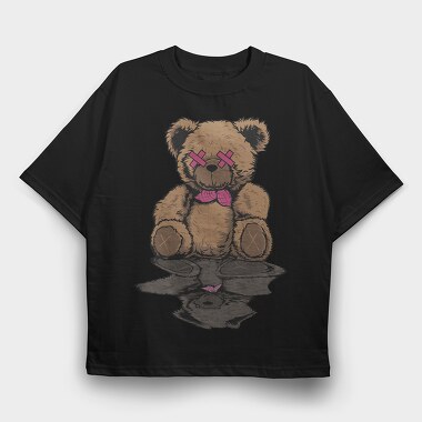 Broken Culture Bear, Tricou Oversize Barbati (Unisex)