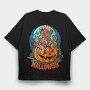 Halloween Teddy Bear, Tricou Oversize Barbati (Unisex)
