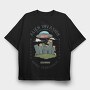 Alien Attack, Tricou Oversize Barbati (Unisex)