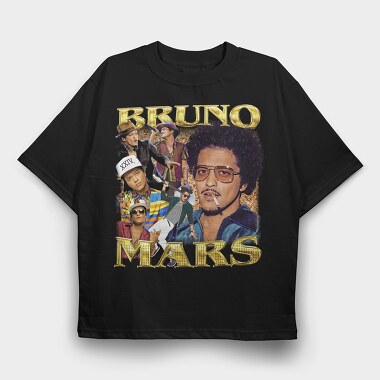 Bruno Mars, Tricou Oversize Barbati (Unisex)