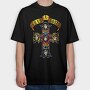 Guns N Roses 5, Tricou Oversize Barbati (Unisex)