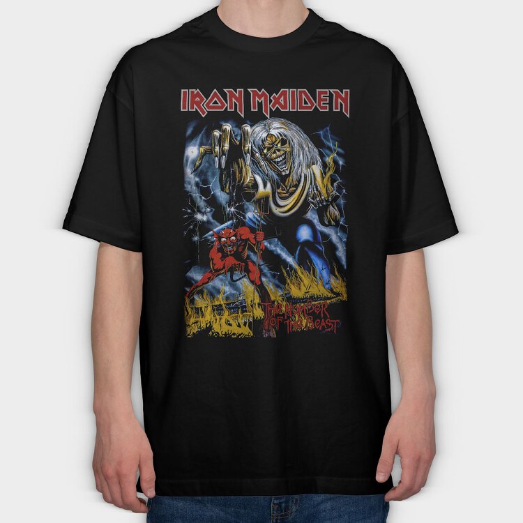 Iron Maiden 11, Tricou Oversize Barbati (Unisex)