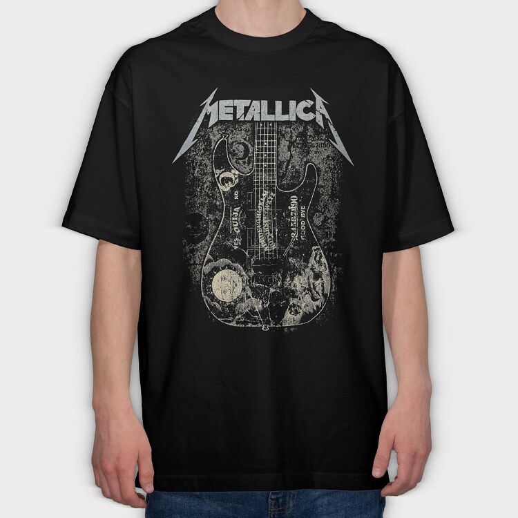 Metallica 4, Tricou Oversize Barbati (Unisex)