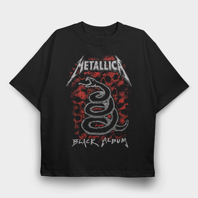 Metallica 8, Tricou Oversize Barbati (Unisex)