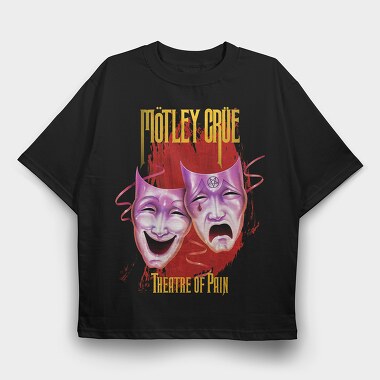 Motley Crue, Tricou Oversize Barbati (Unisex)