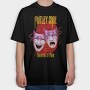 Motley Crue, Tricou Oversize Barbati (Unisex)