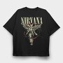 Nirvana 2, Tricou Oversize Barbati (Unisex)