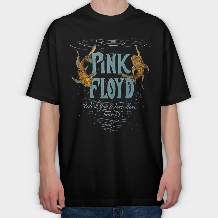 Pink Floyd 3, Tricou Oversize Barbati (Unisex)