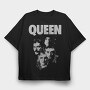Queen 3, Tricou Oversize Barbati (Unisex)