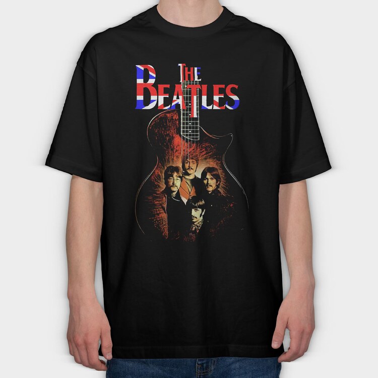 The Beatles, Tricou Oversize Barbati (Unisex)