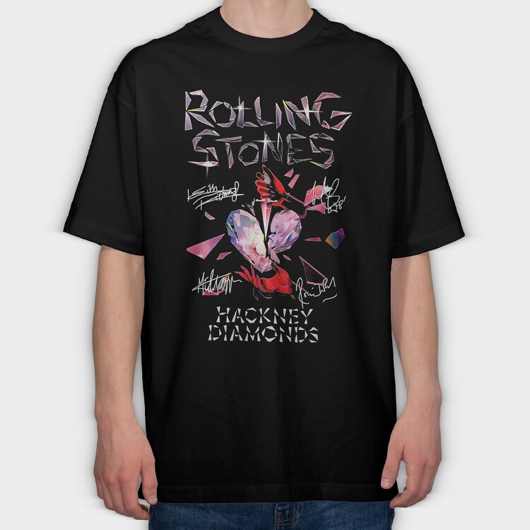 The Rolling Stones 4, Tricou Oversize Barbati (Unisex)
