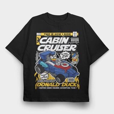 Donald Cabin Cruiser, Tricou Oversize Barbati (Unisex)