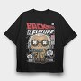 Dr Emmett Brown, Tricou Oversize Barbati (Unisex)