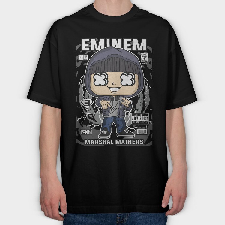 Eminem 8 Mile, Tricou Oversize Barbati (Unisex)