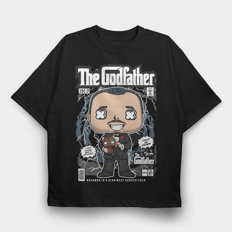 Godfather Vito Corleone, Tricou Oversize Barbati (Unisex)