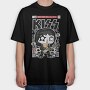 Kiss, Tricou Oversize Barbati (Unisex)