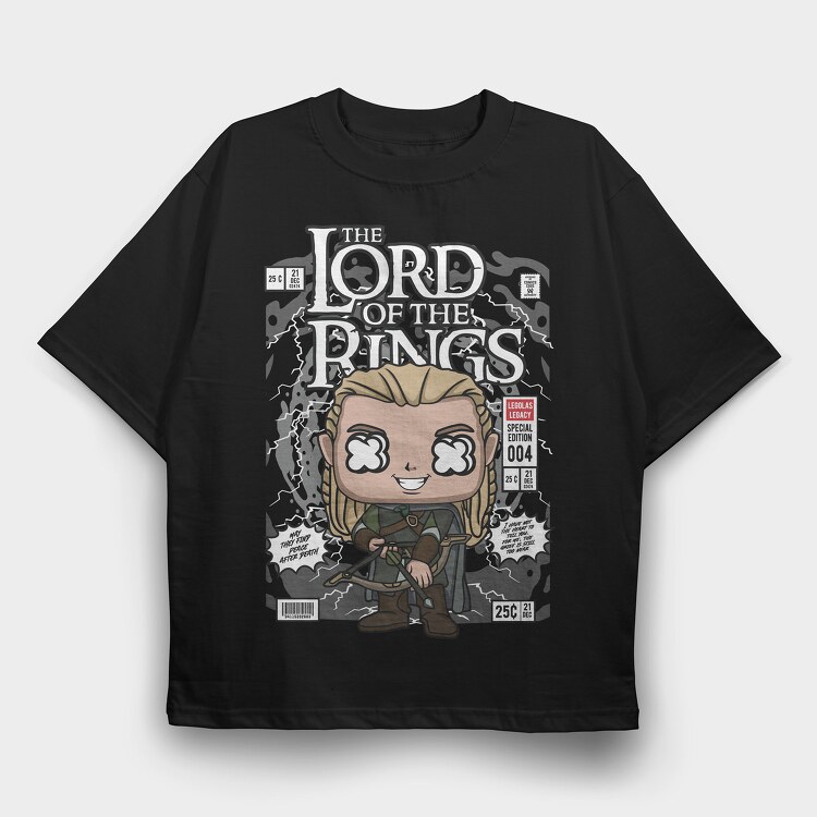 Legolas Lord Of The Rings, Tricou Oversize Barbati (Unisex)