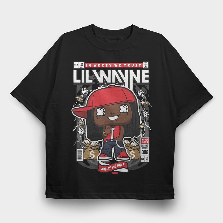 Lil Wayne, Tricou Oversize Barbati (Unisex)