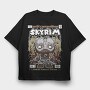 Skyrim, Tricou Oversize Barbati (Unisex)
