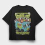 The Mistery Machine, Tricou Oversize Barbati (Unisex)