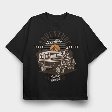 Adenture Offroad Enjoy Nature, Tricou Oversize Barbati (Unisex)