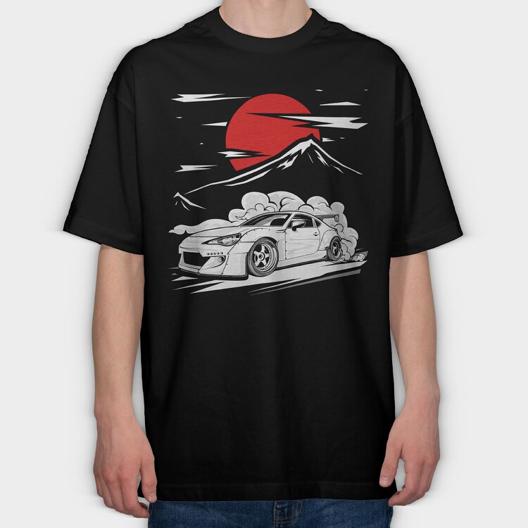 350Z 2, Tricou Oversize Barbati (Unisex)