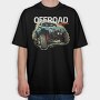 Adventure Offroad Jeep, Tricou Oversize Barbati (Unisex)