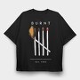 Burnt Matches, Tricou Oversize Barbati (Unisex)