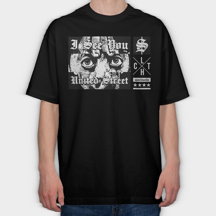 I See You, Tricou Oversize Barbati (Unisex)