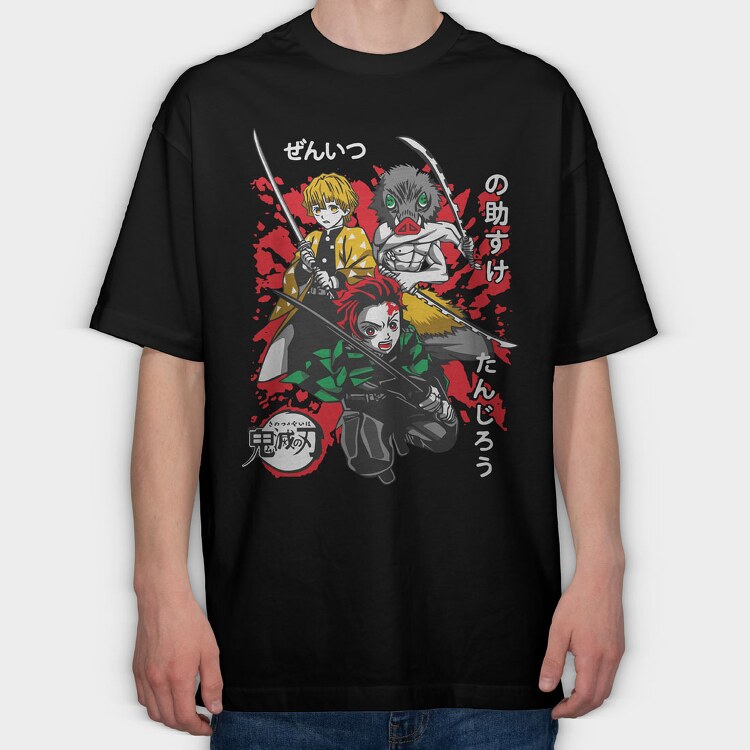 Demon Slayer 31, Tricou Oversize Barbati (Unisex)
