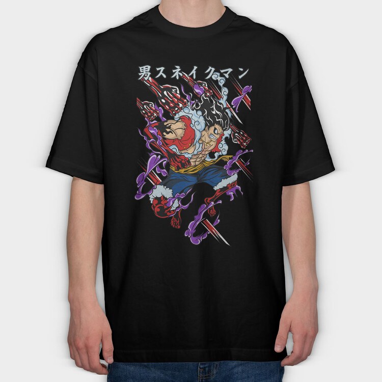 One Piece 45, Tricou Oversize Barbati (Unisex)