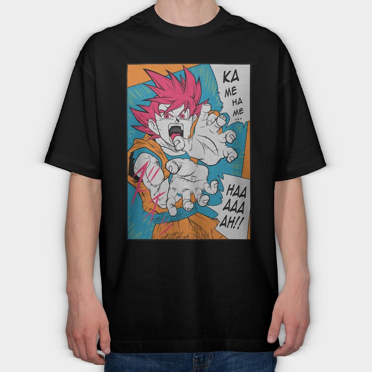 Dragon Ball Z 87, Tricou Oversize Barbati (Unisex)