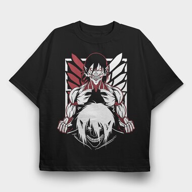Attack on Titan 31, Tricou Oversize Barbati (Unisex)