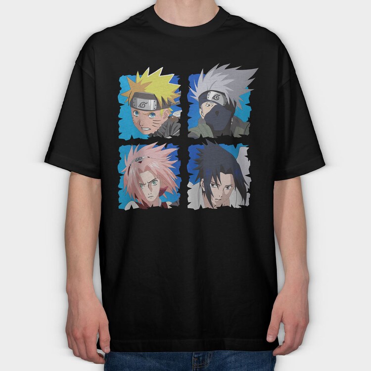 Naruto 58, Tricou Oversize Barbati (Unisex)