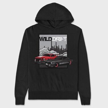 Wild Drift, Hanorac Oversize Barbati (Unisex)