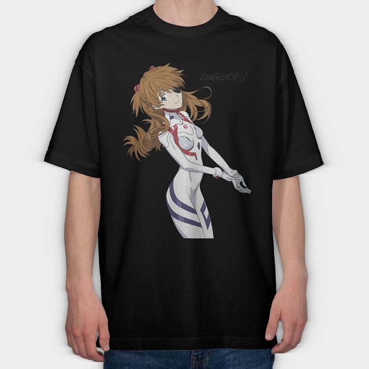 Souryuu Asuka Langley, Tricou Oversize Barbati (Unisex)