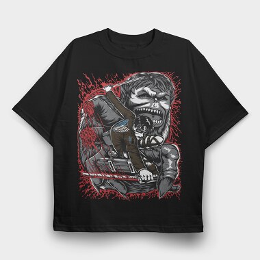 Attack on Titan 42, Tricou Oversize Barbati (Unisex)