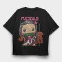 Funko Anime Demon Slayer Nezuko Kamado, Tricou Oversize Barbati (Unisex)