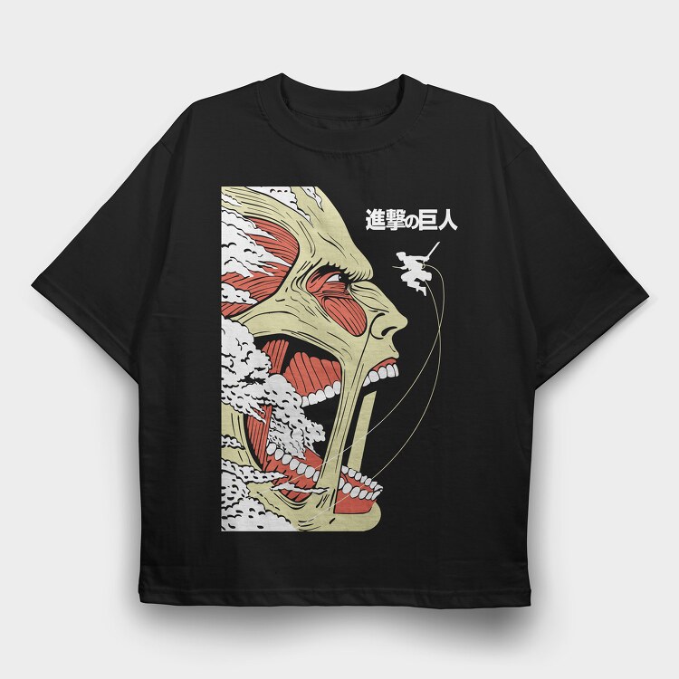 Attack on Titan 51, Tricou Oversize Barbati (Unisex)