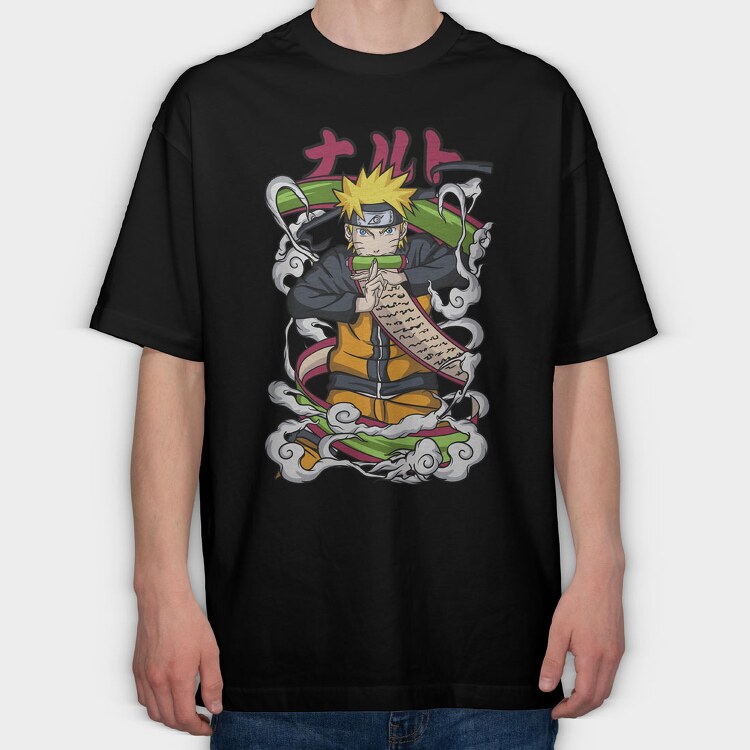 Naruto 9, Tricou Oversize Barbati (Unisex)