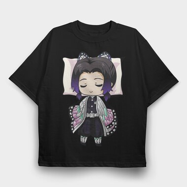 Demon Slayer Pillow 3, Tricou Oversize Barbati (Unisex)