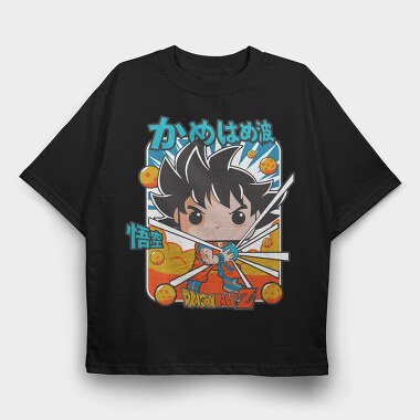 Funko Anime Dragon Ball Z, Tricou Oversize Barbati (Unisex)