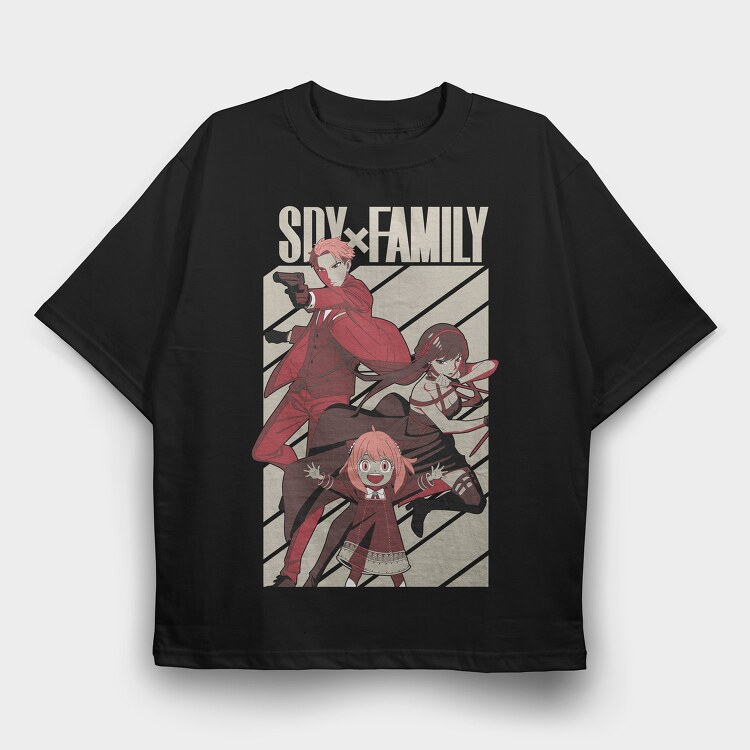 Spy X Family 4, Tricou Oversize Barbati (Unisex)