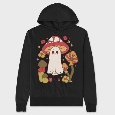 Mushroom Ghost, Hanorac Oversize Barbati (Unisex)