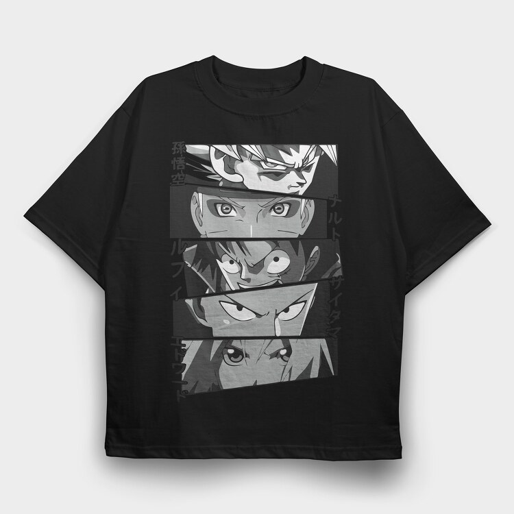 Dragon Ball Z 1, Tricou Oversize Barbati (Unisex)