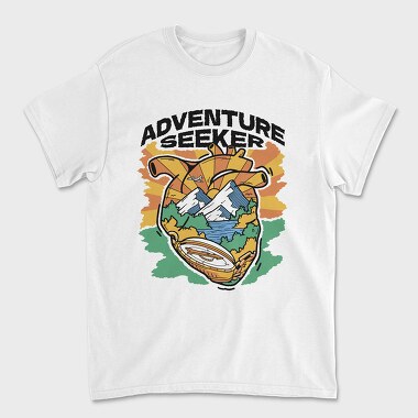 Adventure Hearth, Tricou Barbati (Unisex)