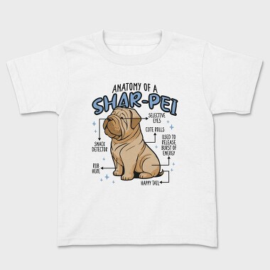 Anatomy of a Sharpei, Tricou Copii