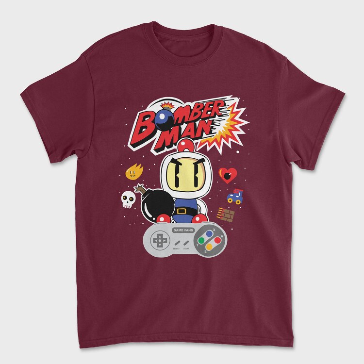 Bomberman, Tricou Barbati (Unisex)