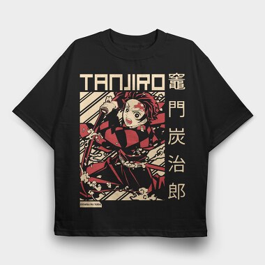 Tanjiro, Tricou Oversize Barbati (Unisex)