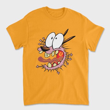 Cartoon Retro Courage the Cowardly Dog 2, Tricou Barbati (Unisex)